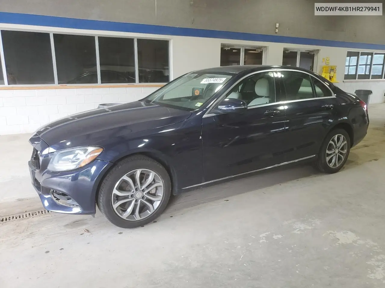 2017 Mercedes-Benz C 300 4Matic VIN: WDDWF4KB1HR279941 Lot: 55574925