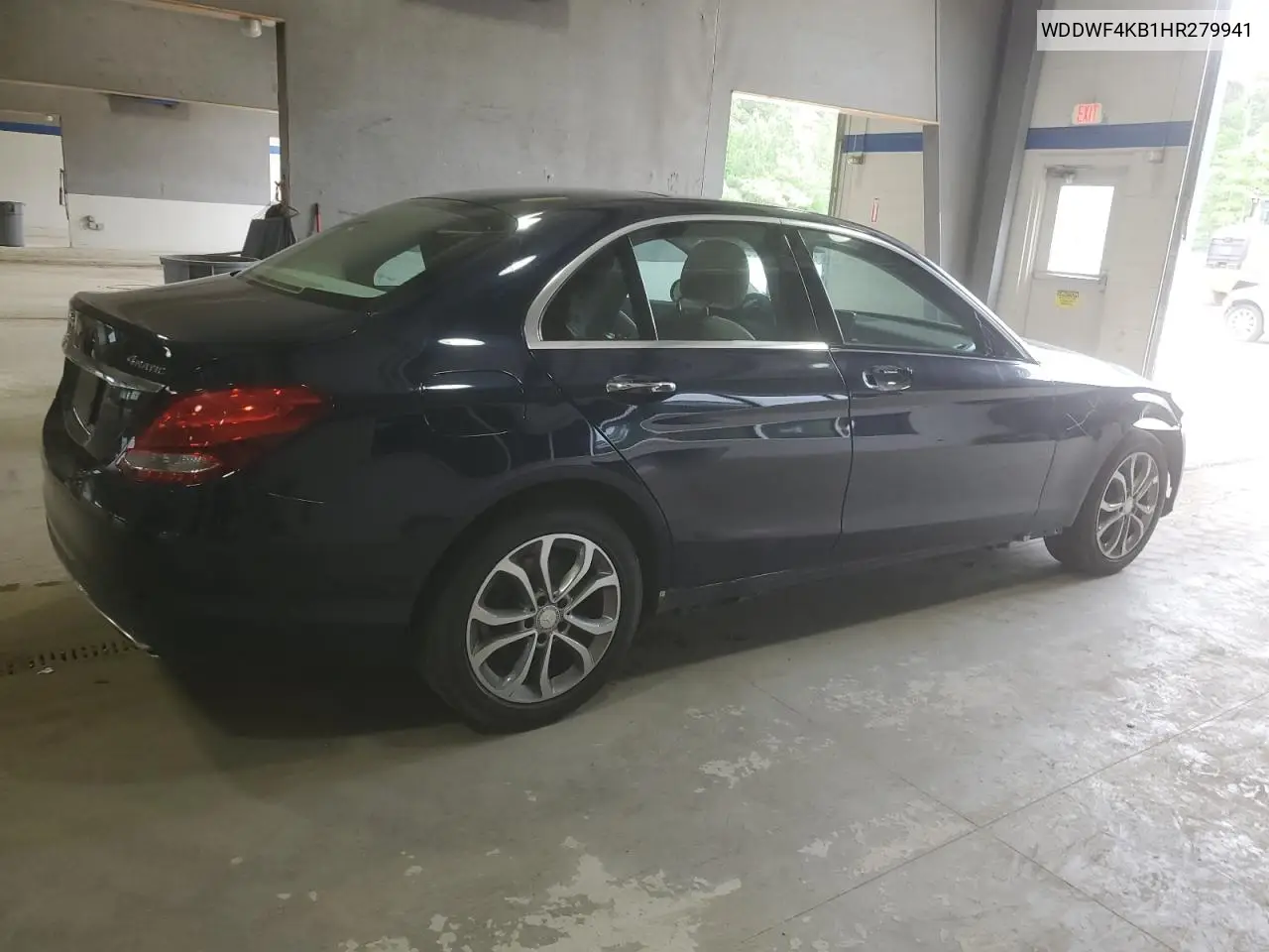 2017 Mercedes-Benz C 300 4Matic VIN: WDDWF4KB1HR279941 Lot: 55574925