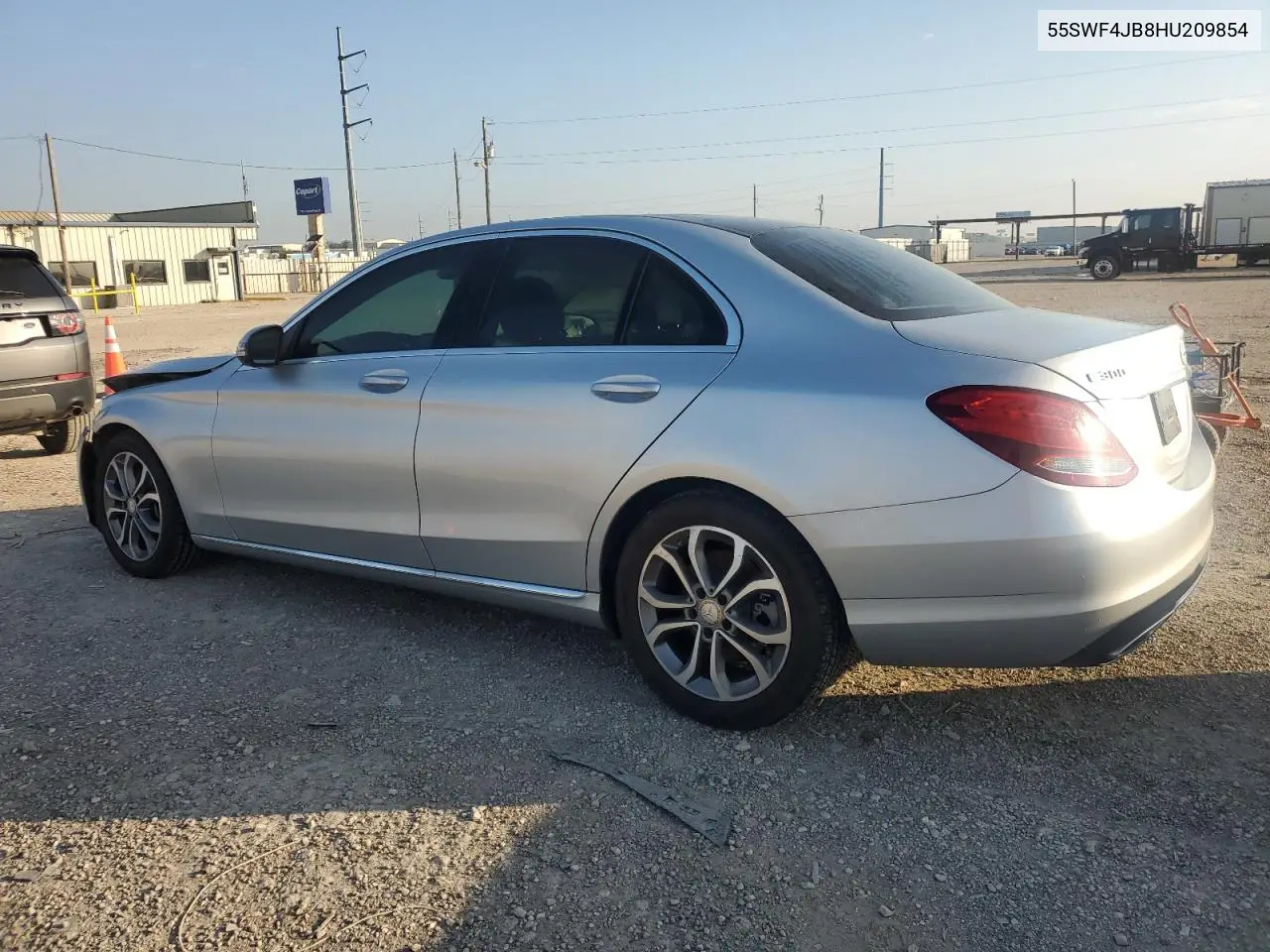 2017 Mercedes-Benz C 300 VIN: 55SWF4JB8HU209854 Lot: 56414705