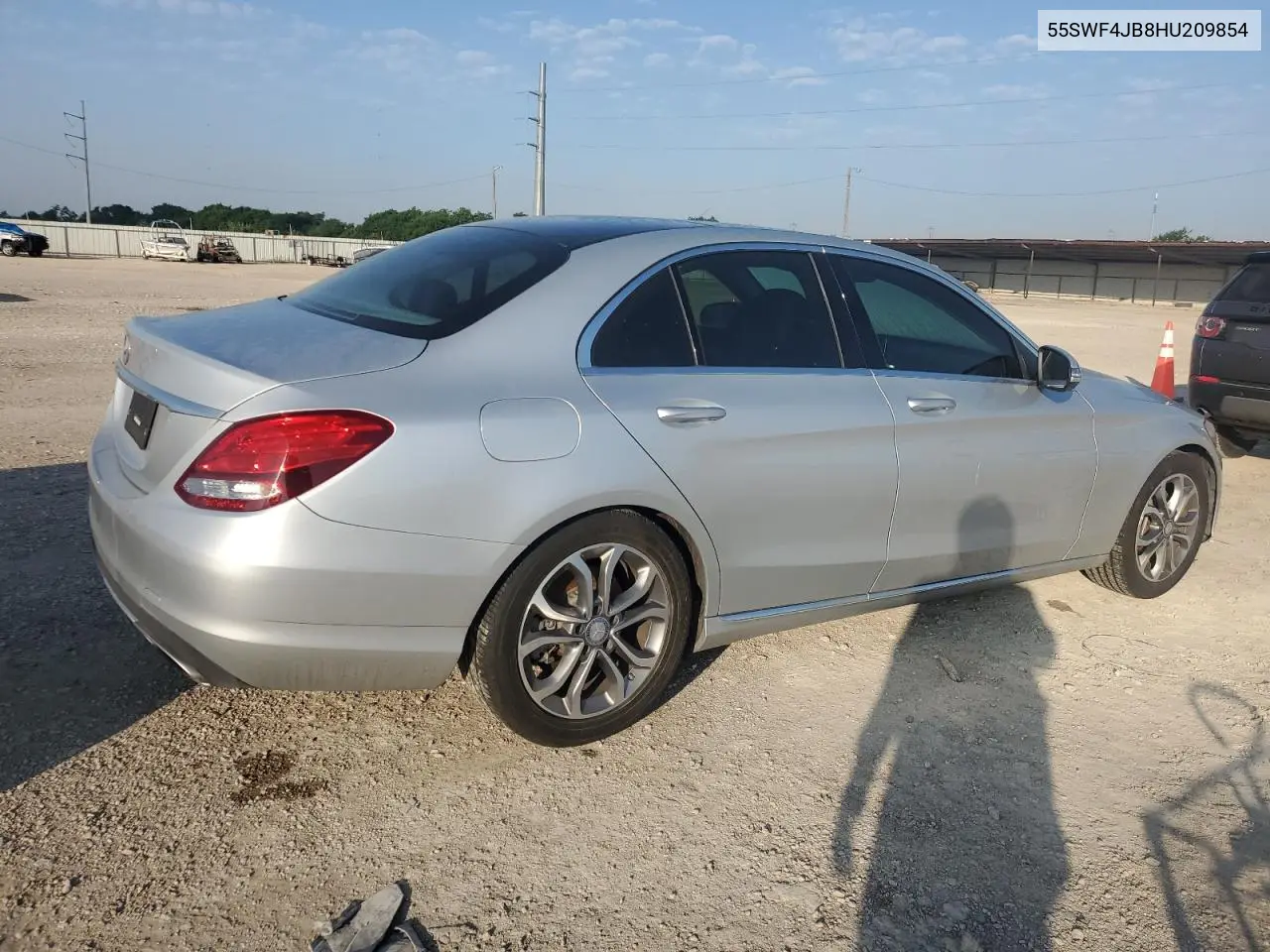 2017 Mercedes-Benz C 300 VIN: 55SWF4JB8HU209854 Lot: 56414705