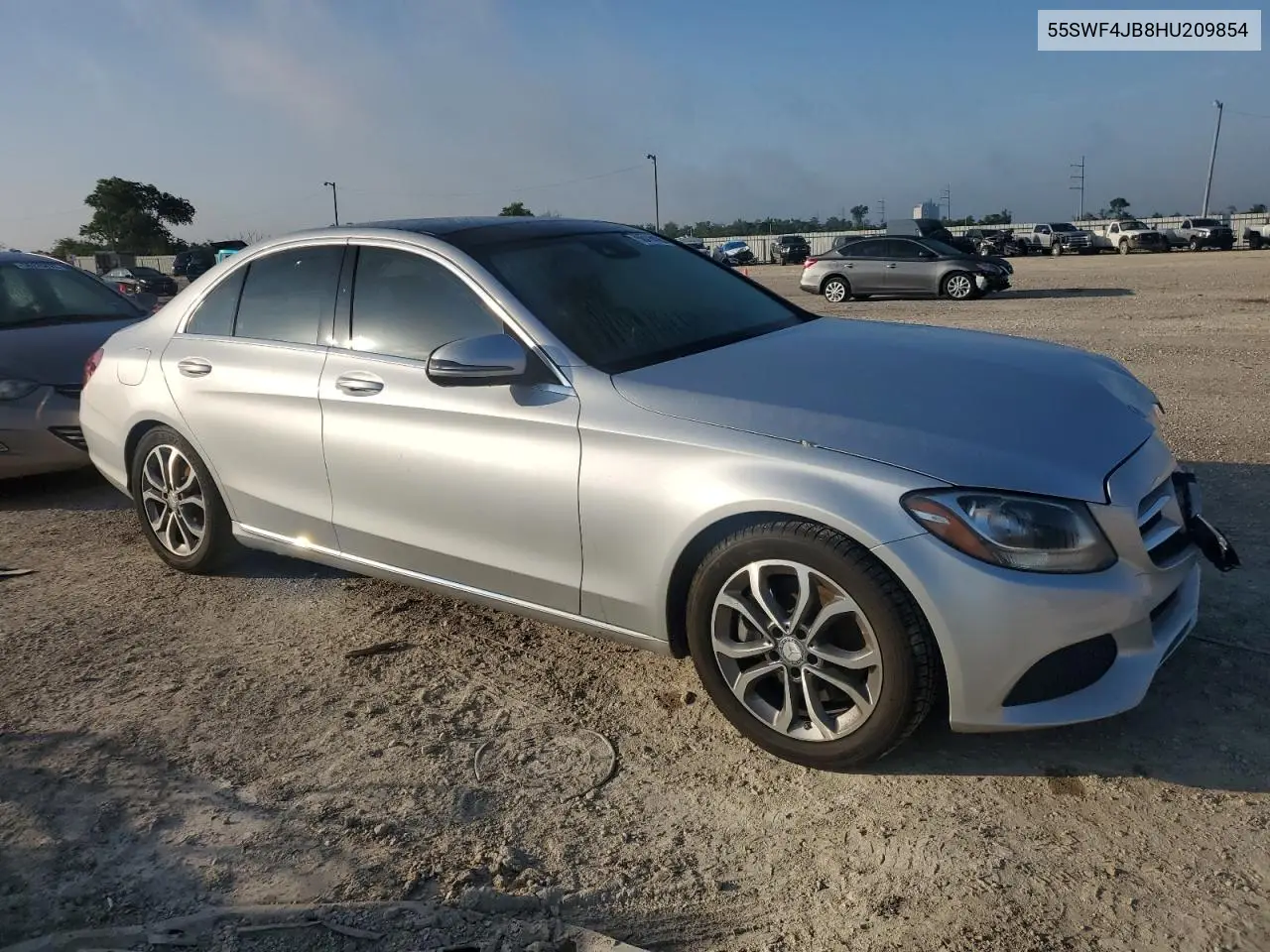 2017 Mercedes-Benz C 300 VIN: 55SWF4JB8HU209854 Lot: 56414705