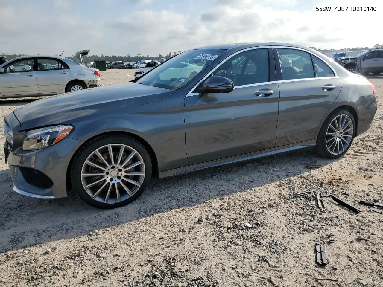 2017 Mercedes-Benz C 300 VIN: 55SWF4JB7HU210140 Lot: 56845085