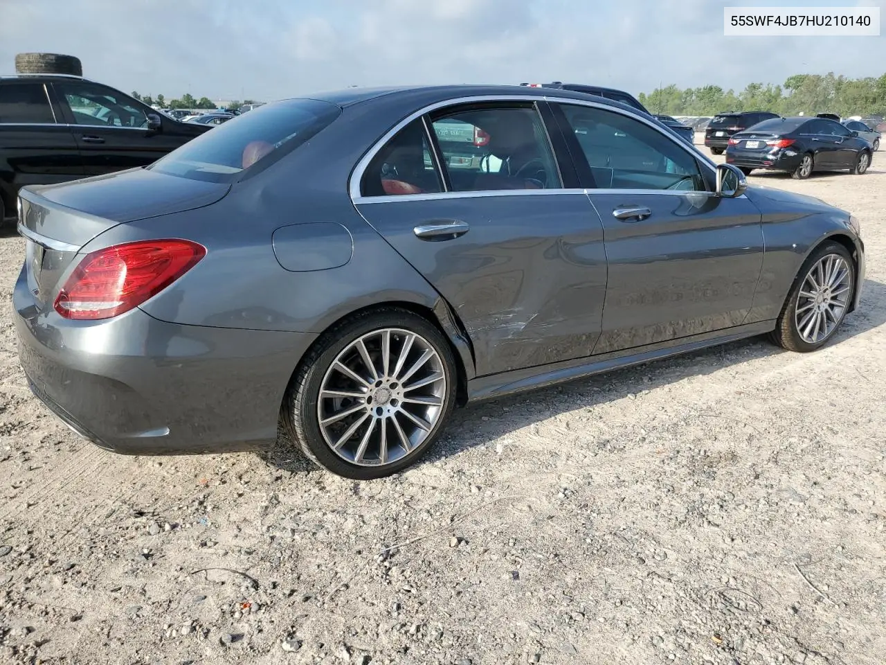 2017 Mercedes-Benz C 300 VIN: 55SWF4JB7HU210140 Lot: 56845085