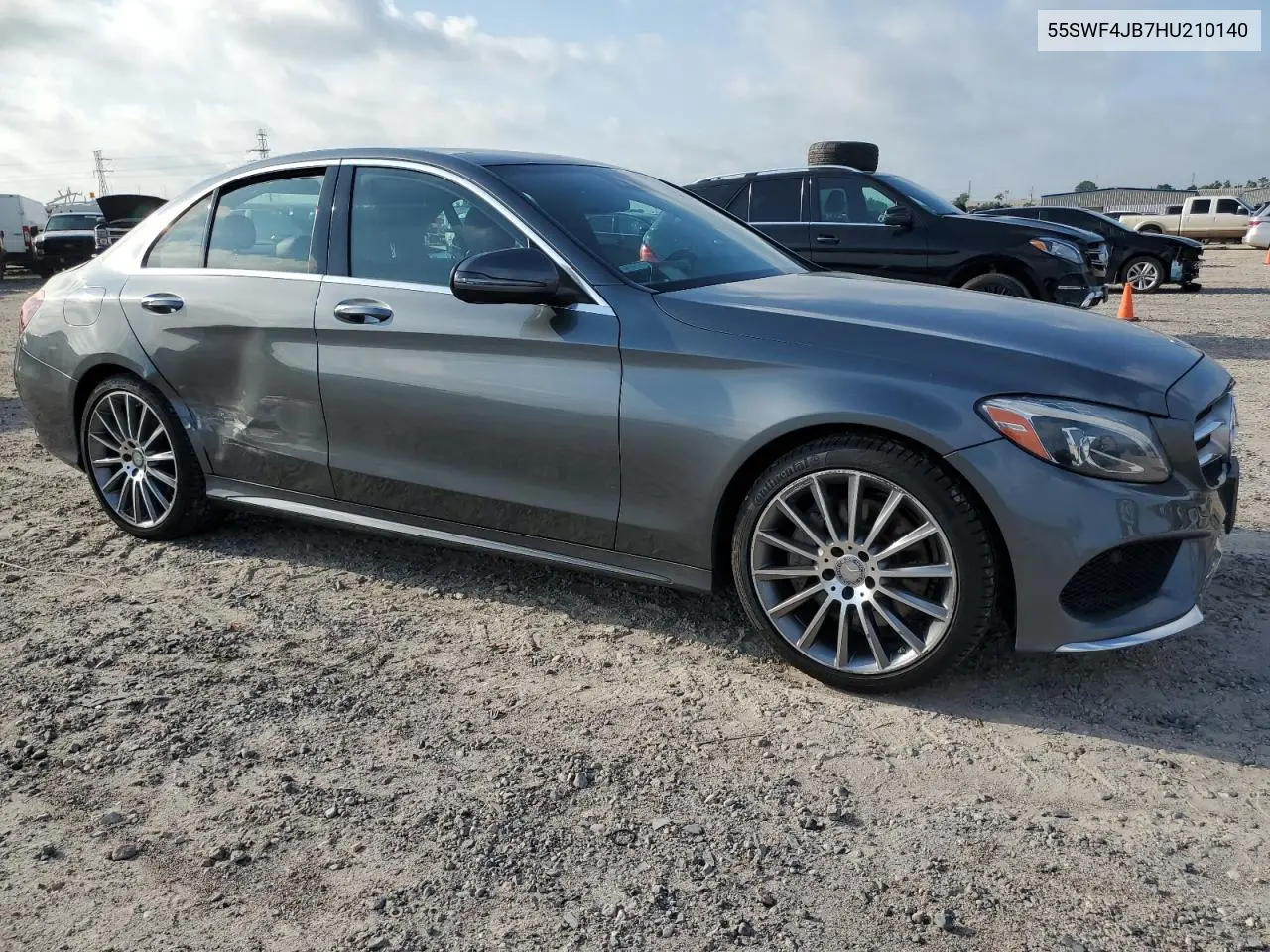 2017 Mercedes-Benz C 300 VIN: 55SWF4JB7HU210140 Lot: 56845085