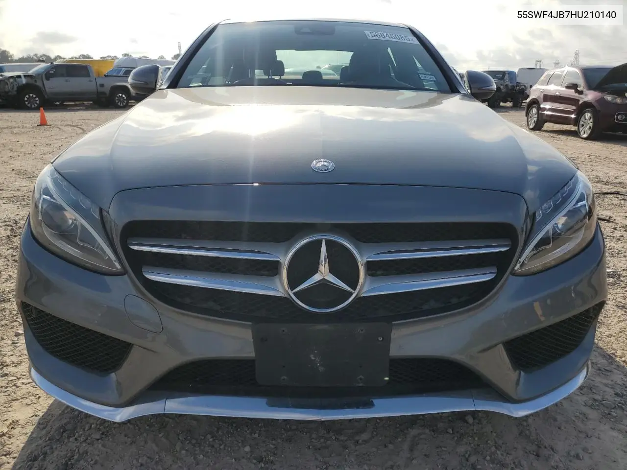 2017 Mercedes-Benz C 300 VIN: 55SWF4JB7HU210140 Lot: 56845085
