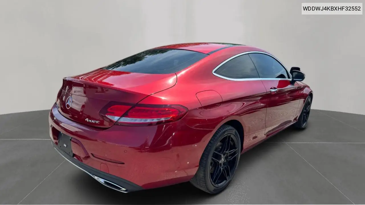 2017 Mercedes-Benz C 300 4Matic VIN: WDDWJ4KBXHF32552 Lot: 57203215