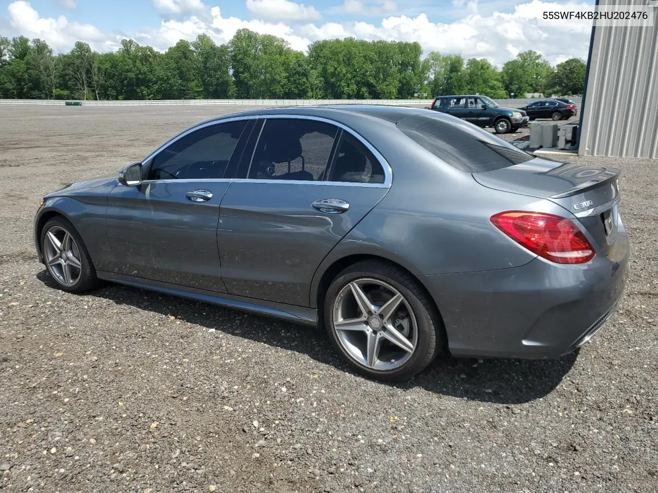 2017 Mercedes-Benz C 300 4Matic VIN: 55SWF4KB2HU202476 Lot: 57210305