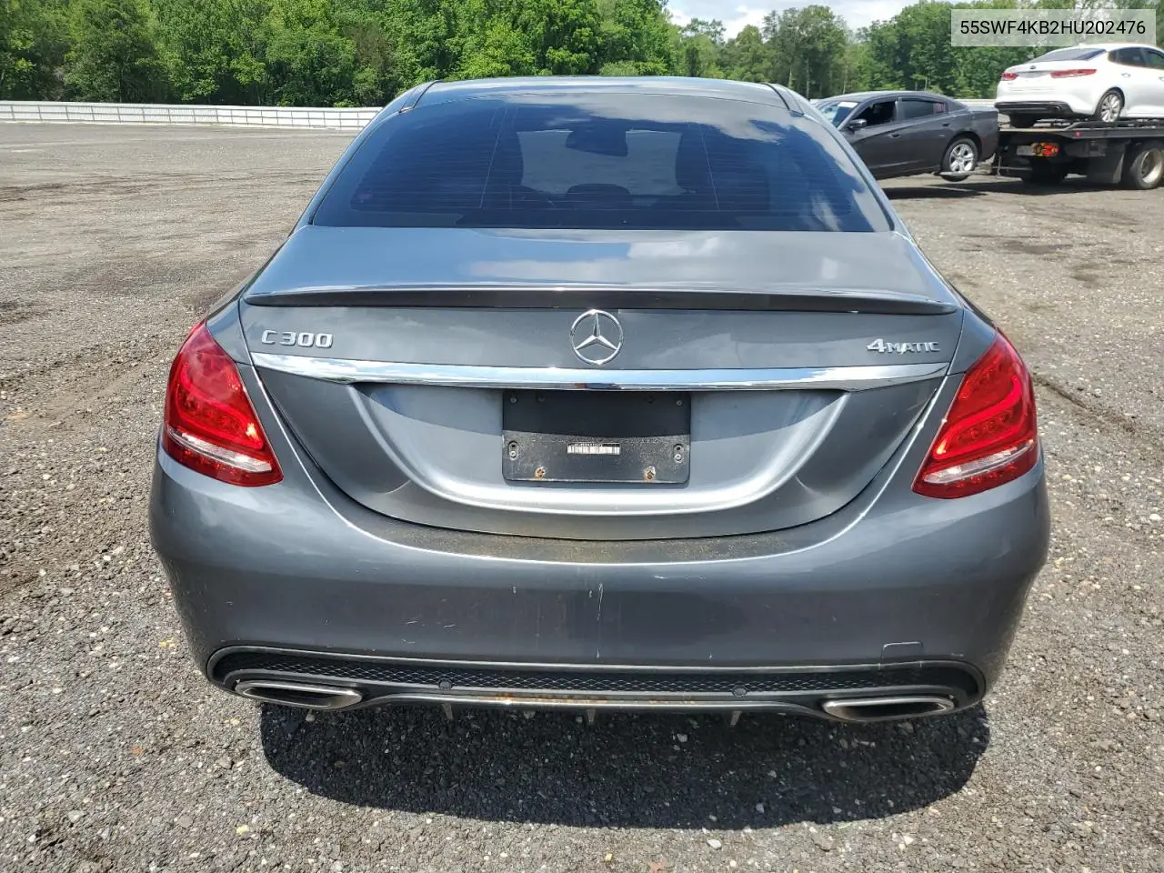 2017 Mercedes-Benz C 300 4Matic VIN: 55SWF4KB2HU202476 Lot: 57210305