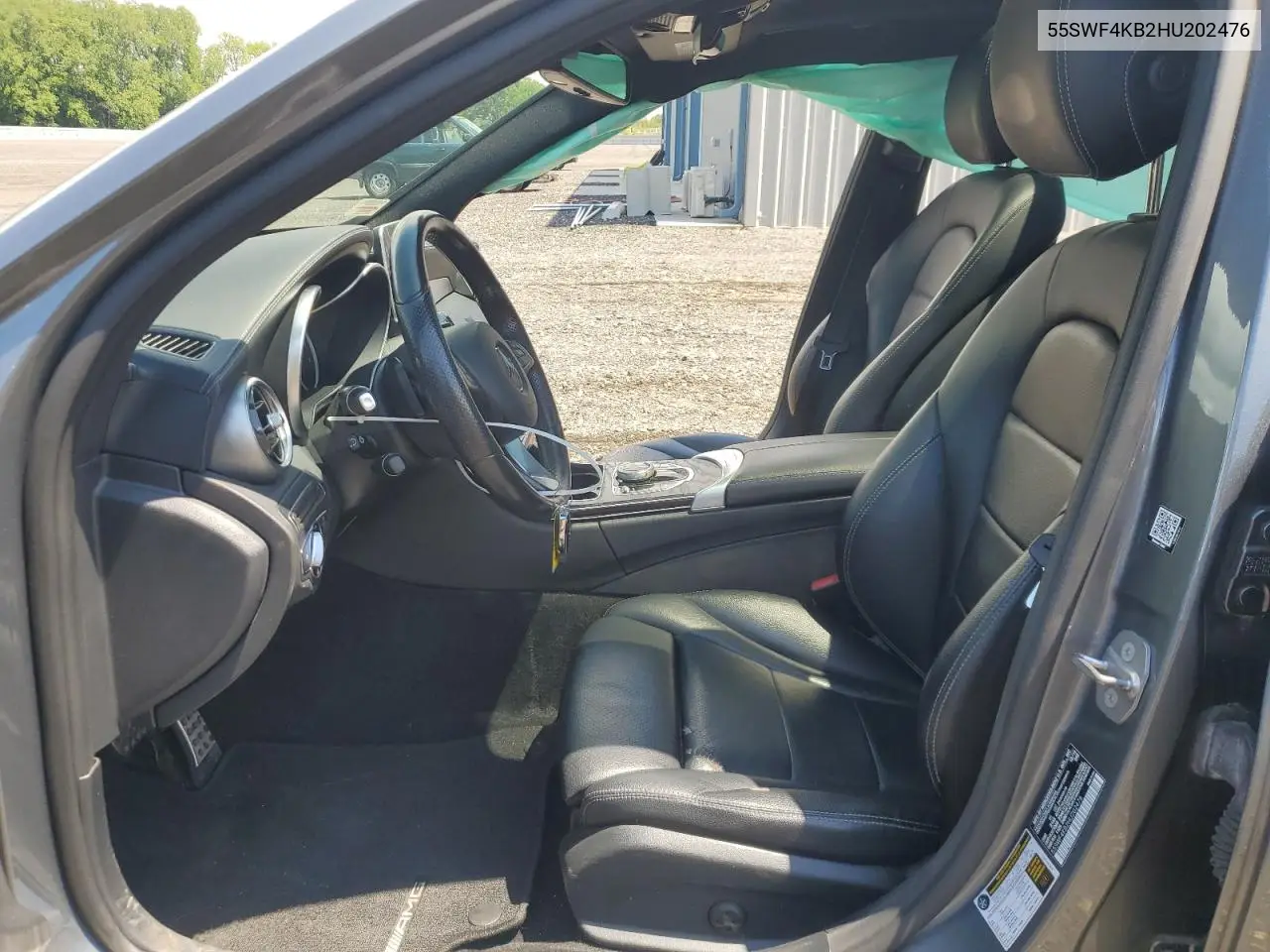 2017 Mercedes-Benz C 300 4Matic VIN: 55SWF4KB2HU202476 Lot: 57210305