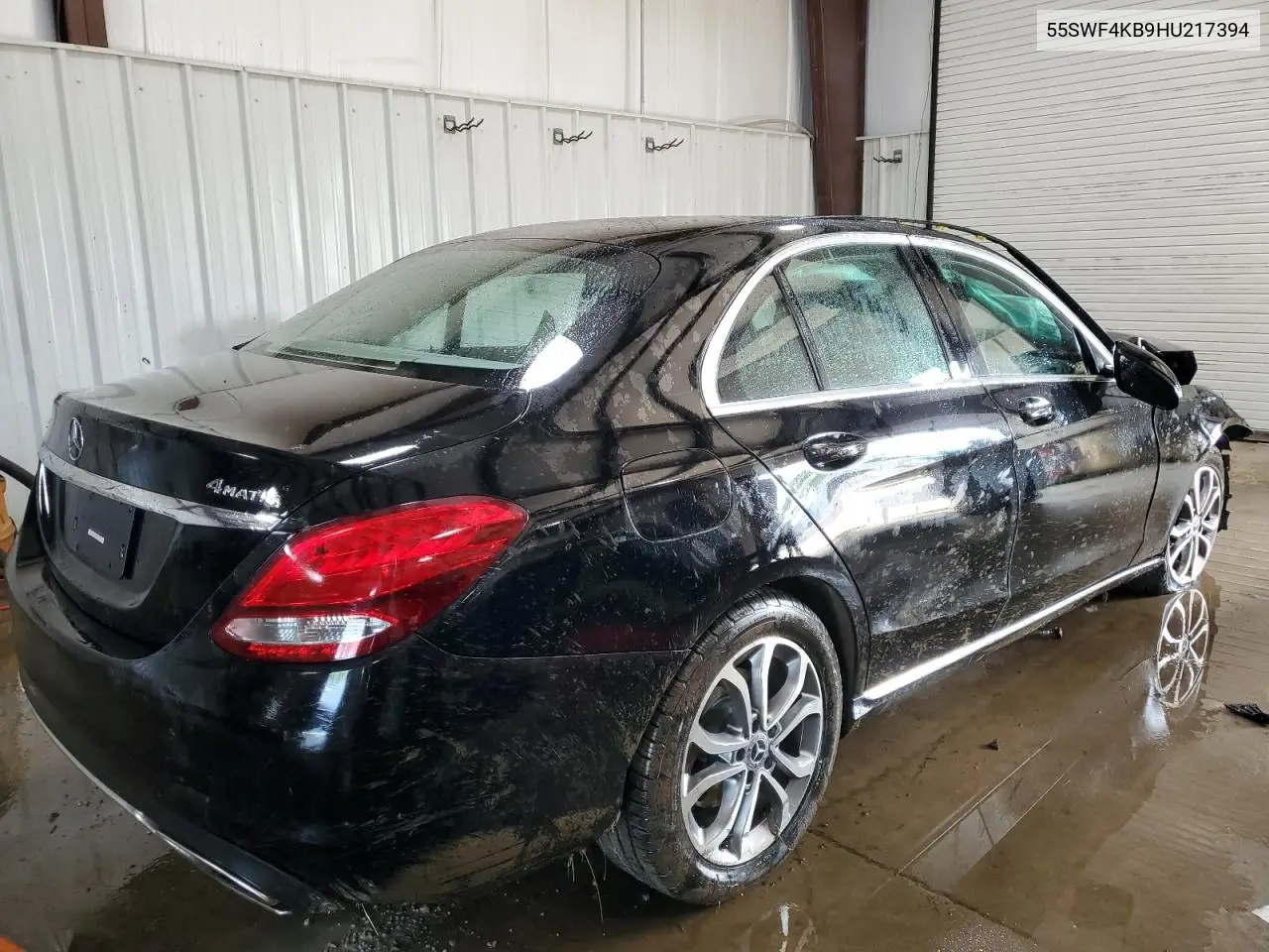 2017 Mercedes-Benz C 300 4Matic VIN: 55SWF4KB9HU217394 Lot: 62903265