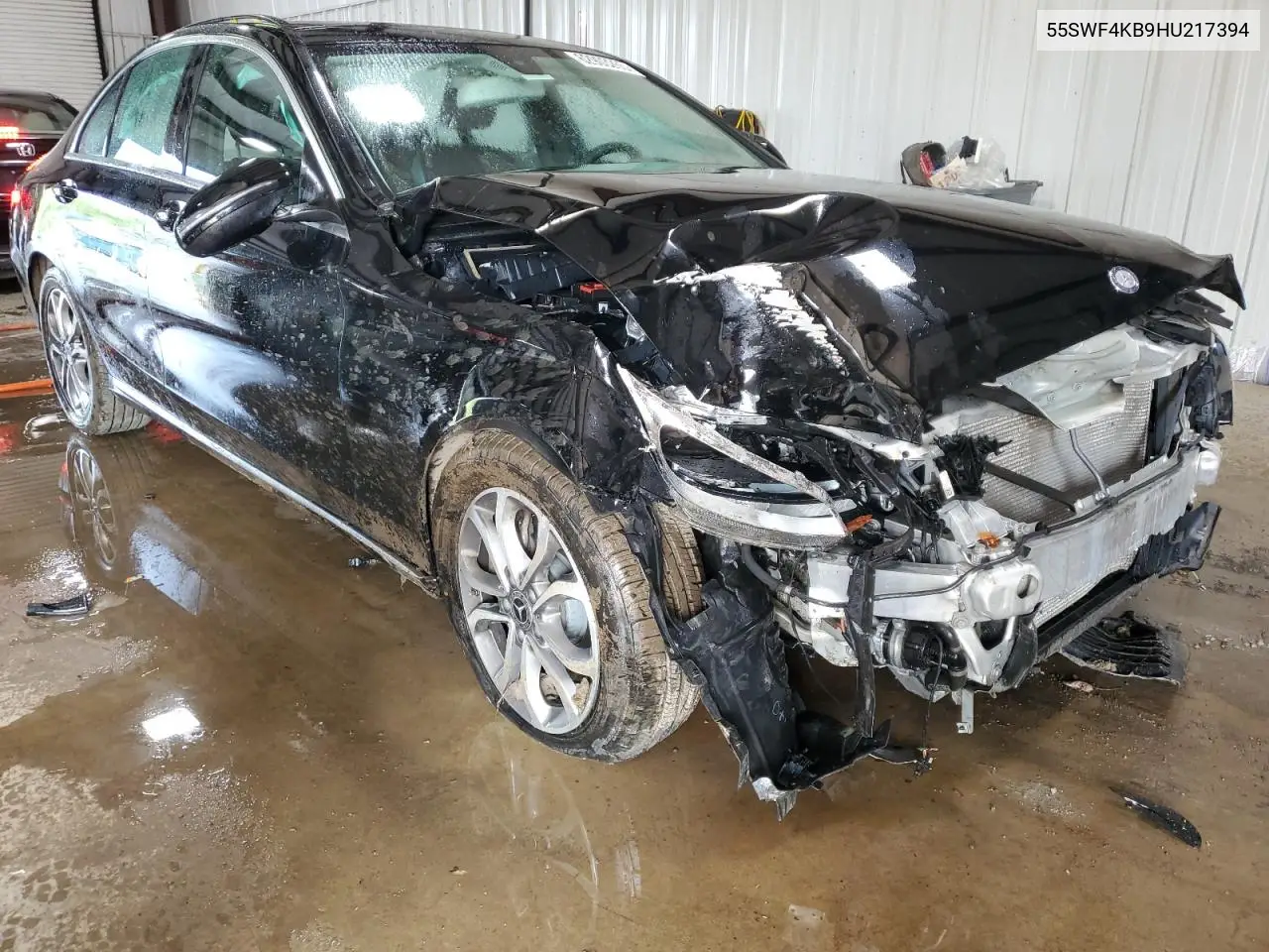 2017 Mercedes-Benz C 300 4Matic VIN: 55SWF4KB9HU217394 Lot: 62903265