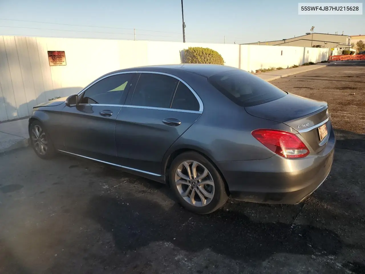 2017 Mercedes-Benz C 300 VIN: 55SWF4JB7HU215628 Lot: 63165295