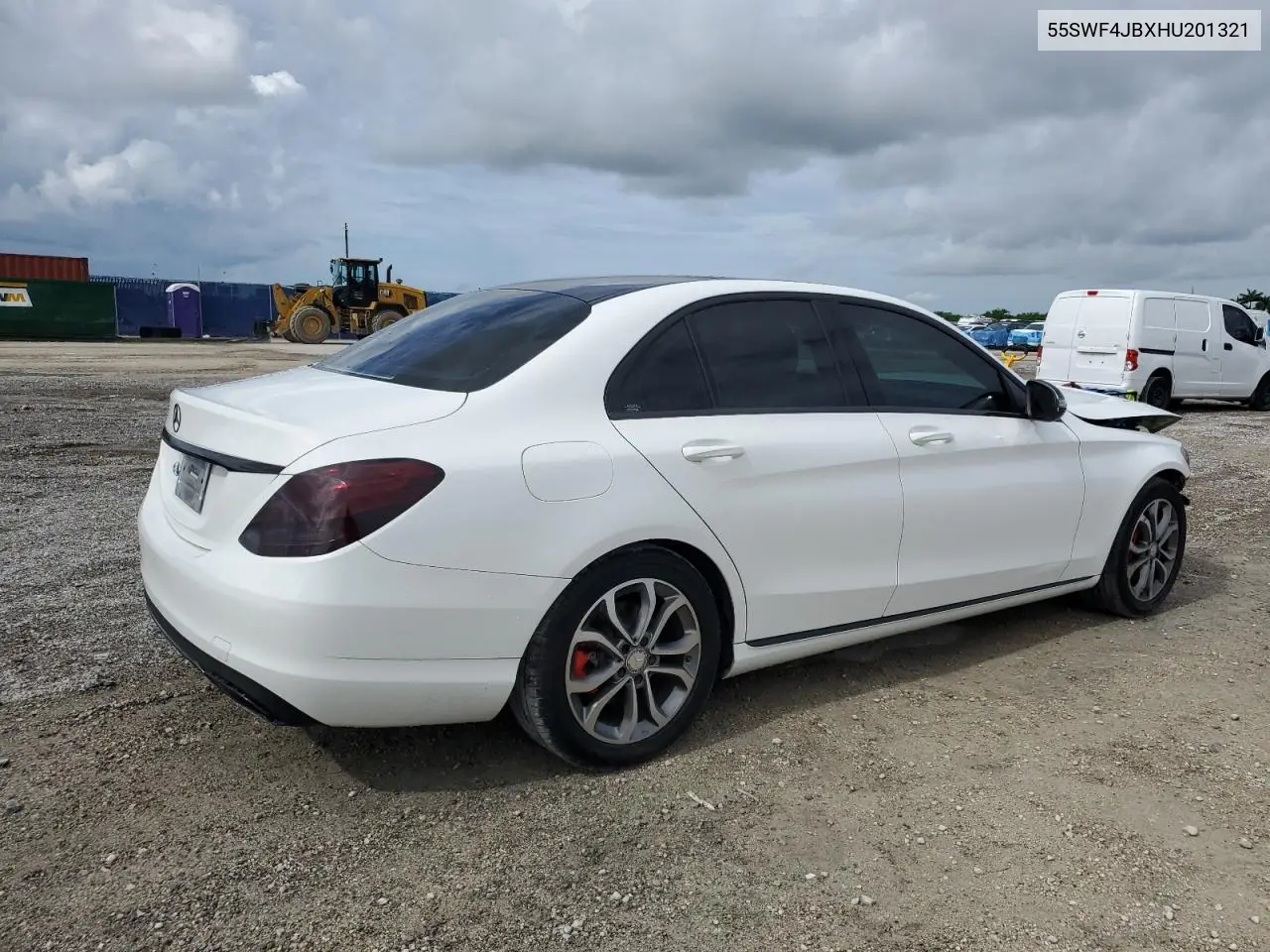 2017 Mercedes-Benz C 300 VIN: 55SWF4JBXHU201321 Lot: 64753545