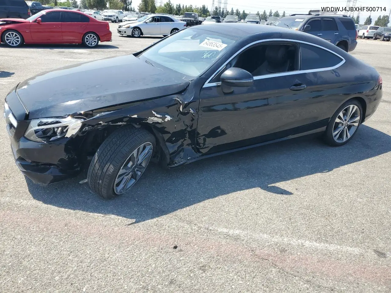 2017 Mercedes-Benz C 300 VIN: WDDWJ4JBXHF500714 Lot: 64863545