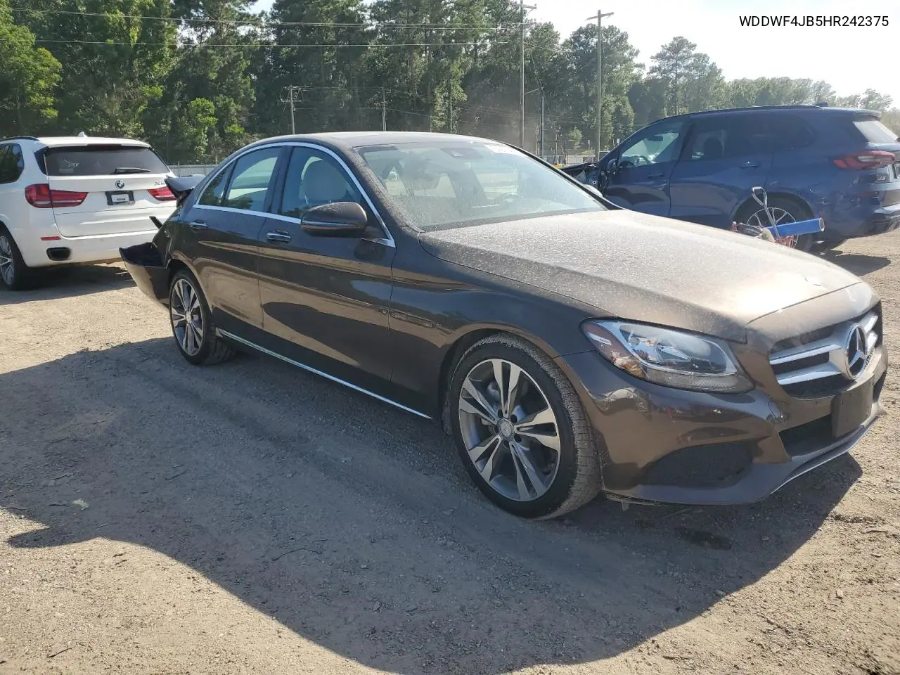 2017 Mercedes-Benz C 300 VIN: WDDWF4JB5HR242375 Lot: 64902485