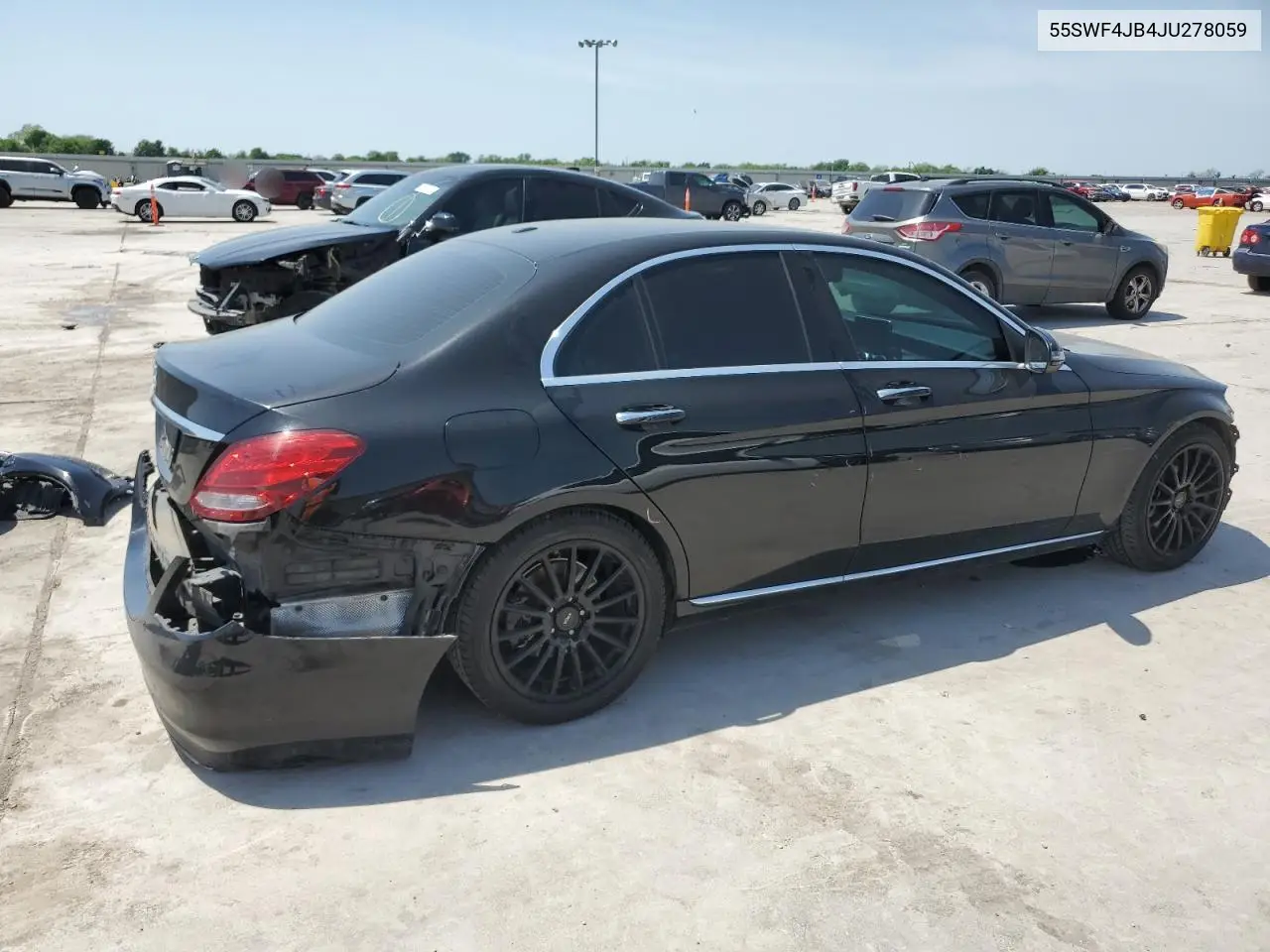 2018 Mercedes-Benz C 300 VIN: 55SWF4JB4JU278059 Lot: 52629195
