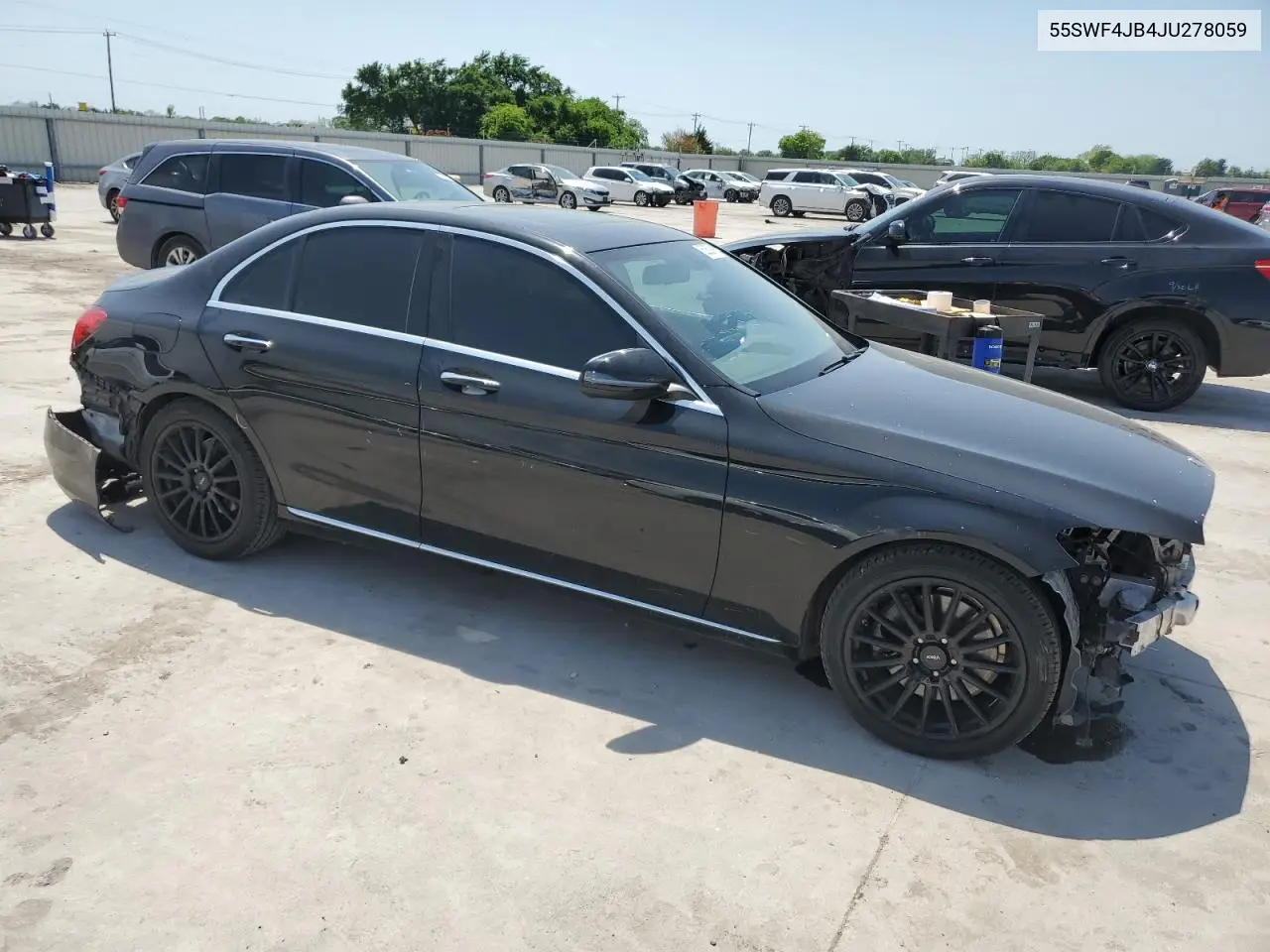 2018 Mercedes-Benz C 300 VIN: 55SWF4JB4JU278059 Lot: 52629195
