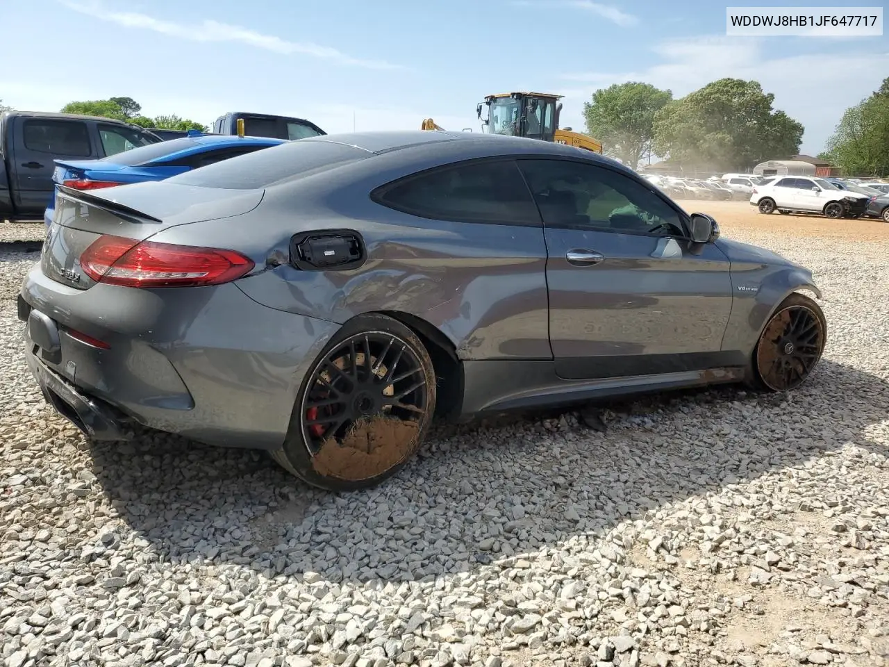 wddwj8hb1jf647717 WDDWJ8HB1JF647717 2018 Mercedes-Benz C 63 Amg-S