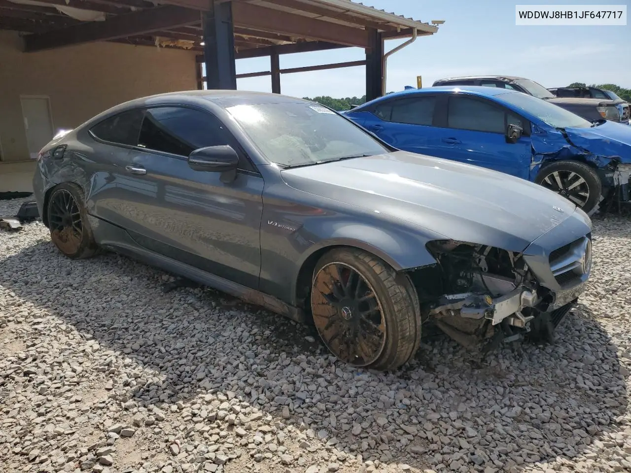 wddwj8hb1jf647717 WDDWJ8HB1JF647717 2018 Mercedes-Benz C 63 Amg-S