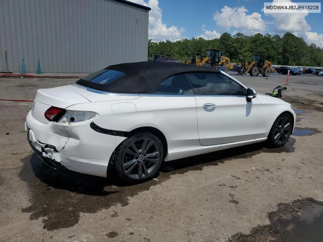 2018 Mercedes-Benz C 300 VIN: WDDWK4JB2JF615228 Lot: 55951935