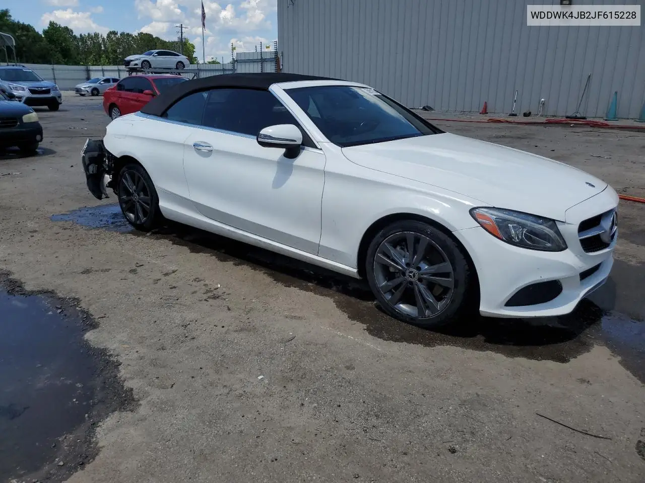 2018 Mercedes-Benz C 300 VIN: WDDWK4JB2JF615228 Lot: 55951935