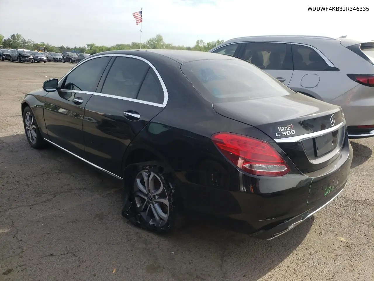 2018 Mercedes-Benz C 300 4Matic VIN: WDDWF4KB3JR346335 Lot: 56276735