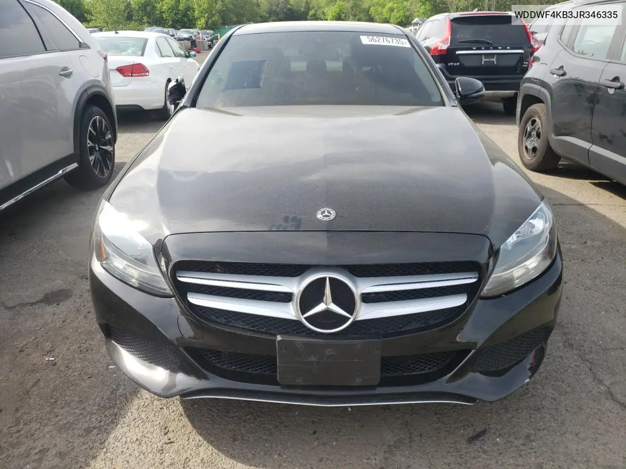 2018 Mercedes-Benz C 300 4Matic VIN: WDDWF4KB3JR346335 Lot: 56276735