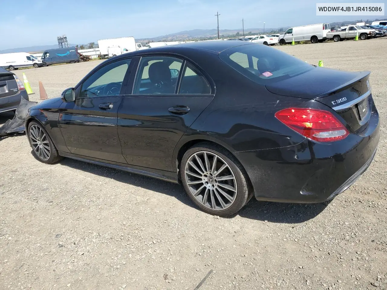 2018 Mercedes-Benz C 300 VIN: WDDWF4JB1JR415086 Lot: 56981145