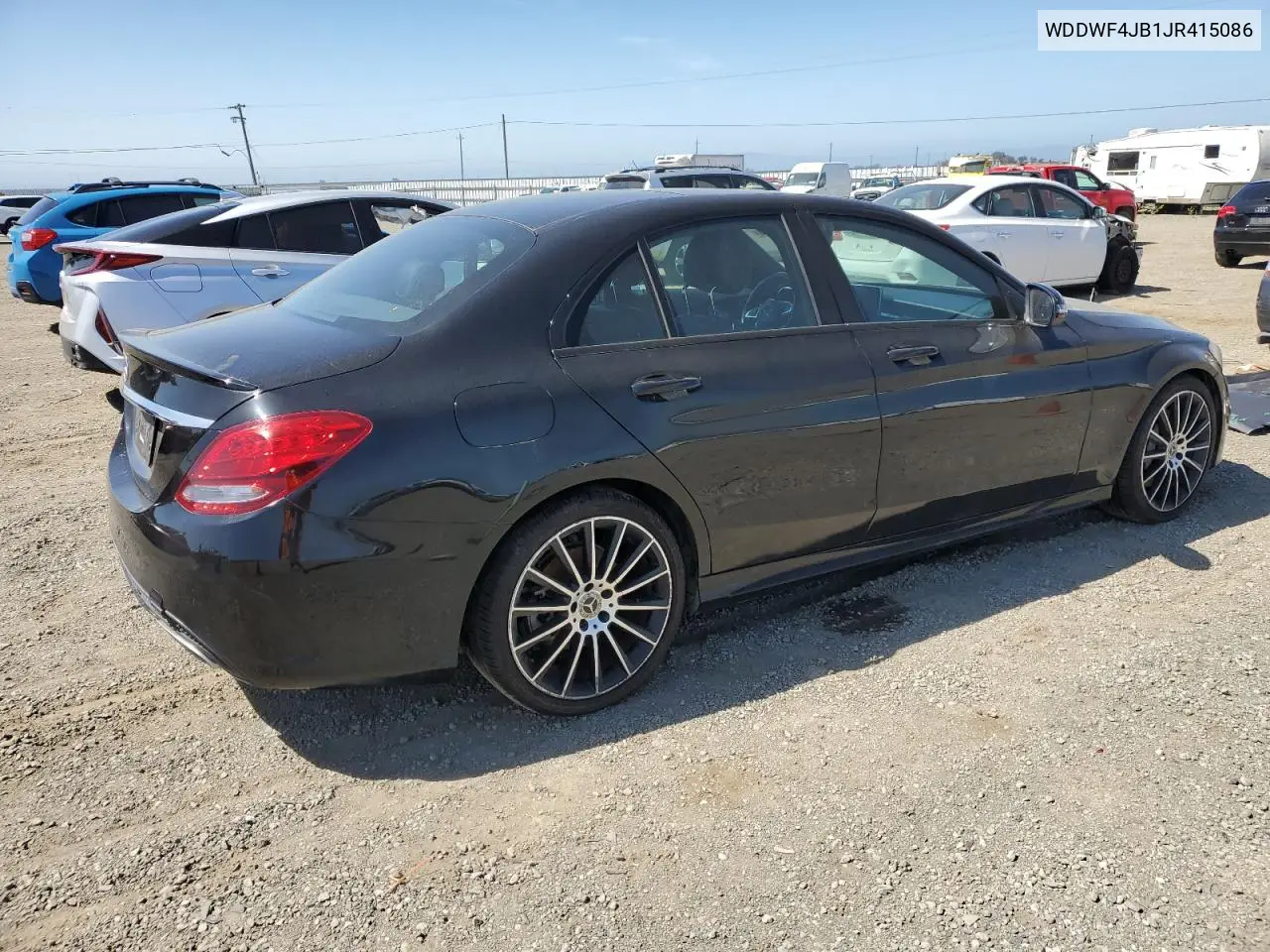 2018 Mercedes-Benz C 300 VIN: WDDWF4JB1JR415086 Lot: 56981145