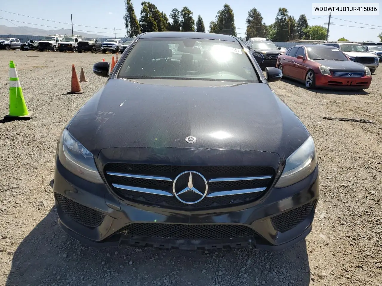 2018 Mercedes-Benz C 300 VIN: WDDWF4JB1JR415086 Lot: 56981145