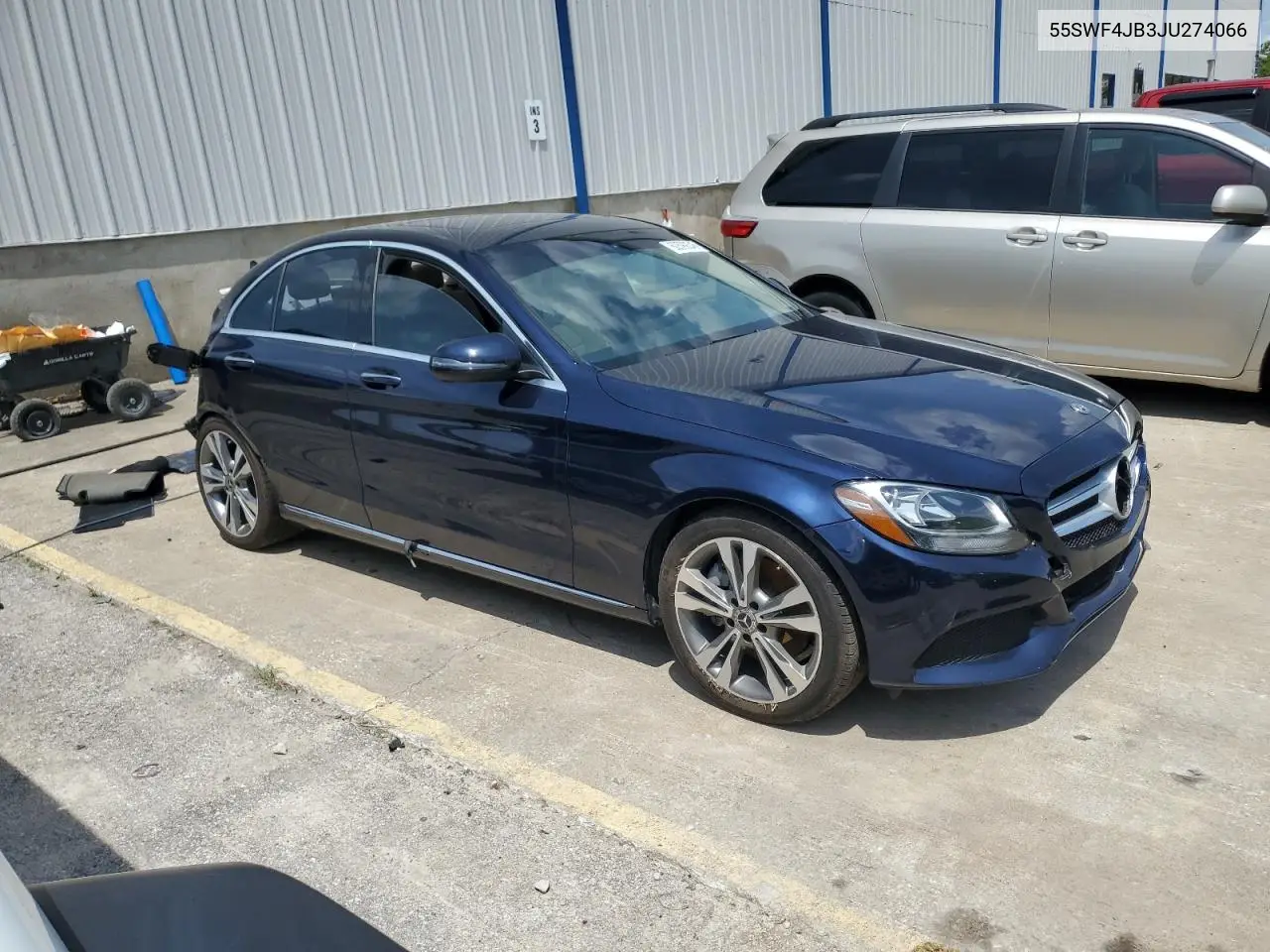 2018 Mercedes-Benz C 300 VIN: 55SWF4JB3JU274066 Lot: 60599345