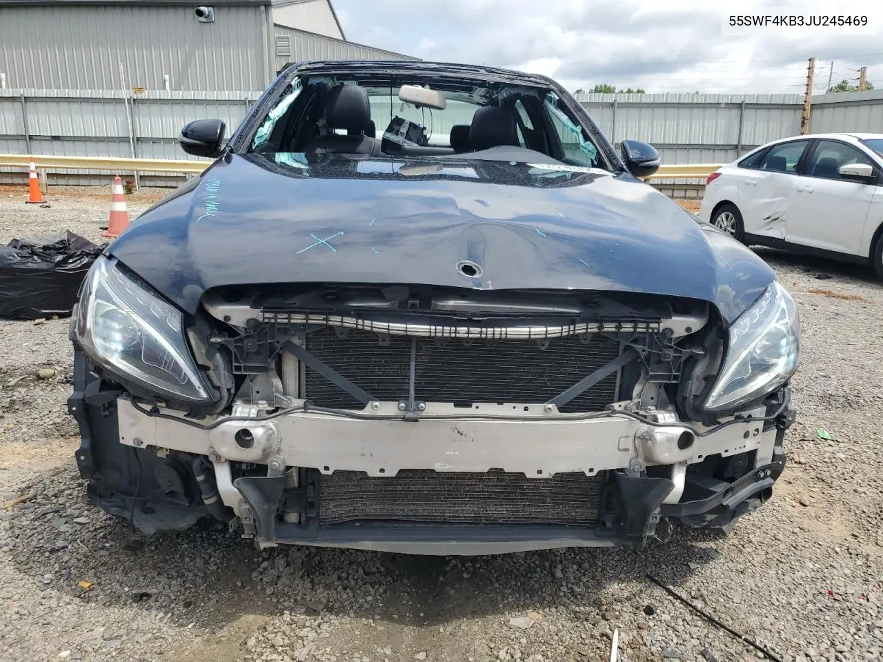 2018 Mercedes-Benz C 300 4Matic VIN: 55SWF4KB3JU245469 Lot: 64239725