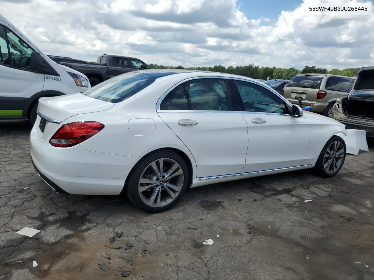 2018 Mercedes-Benz C 300 VIN: 55SWF4JB3JU268445 Lot: 64376555