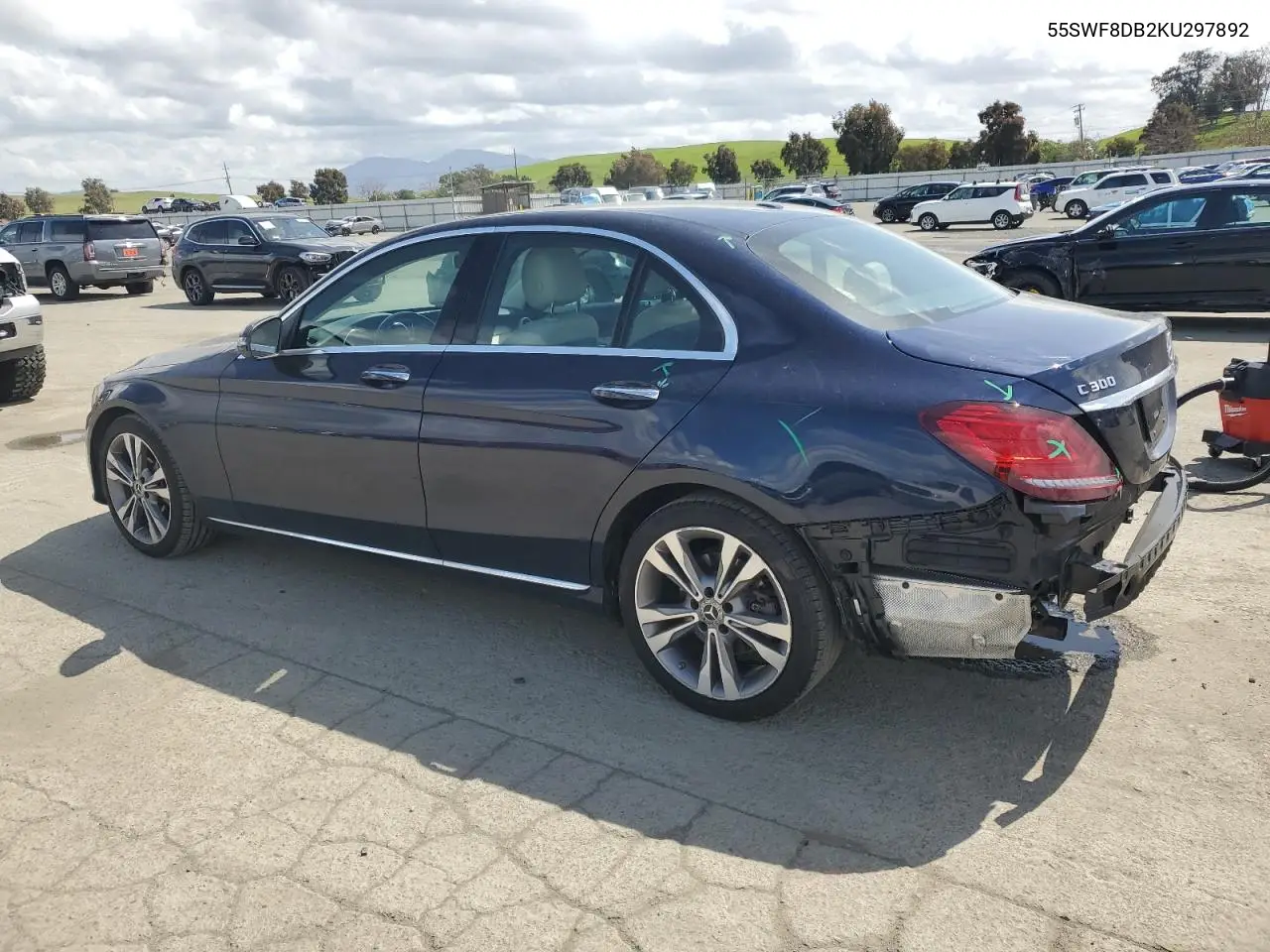 2019 Mercedes-Benz C 300 VIN: 55SWF8DB2KU297892 Lot: 50835775