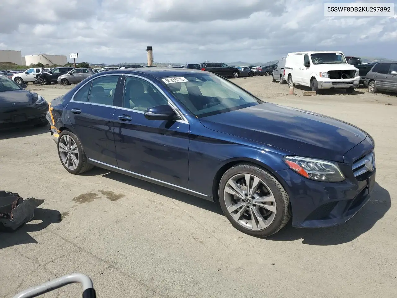 2019 Mercedes-Benz C 300 VIN: 55SWF8DB2KU297892 Lot: 50835775