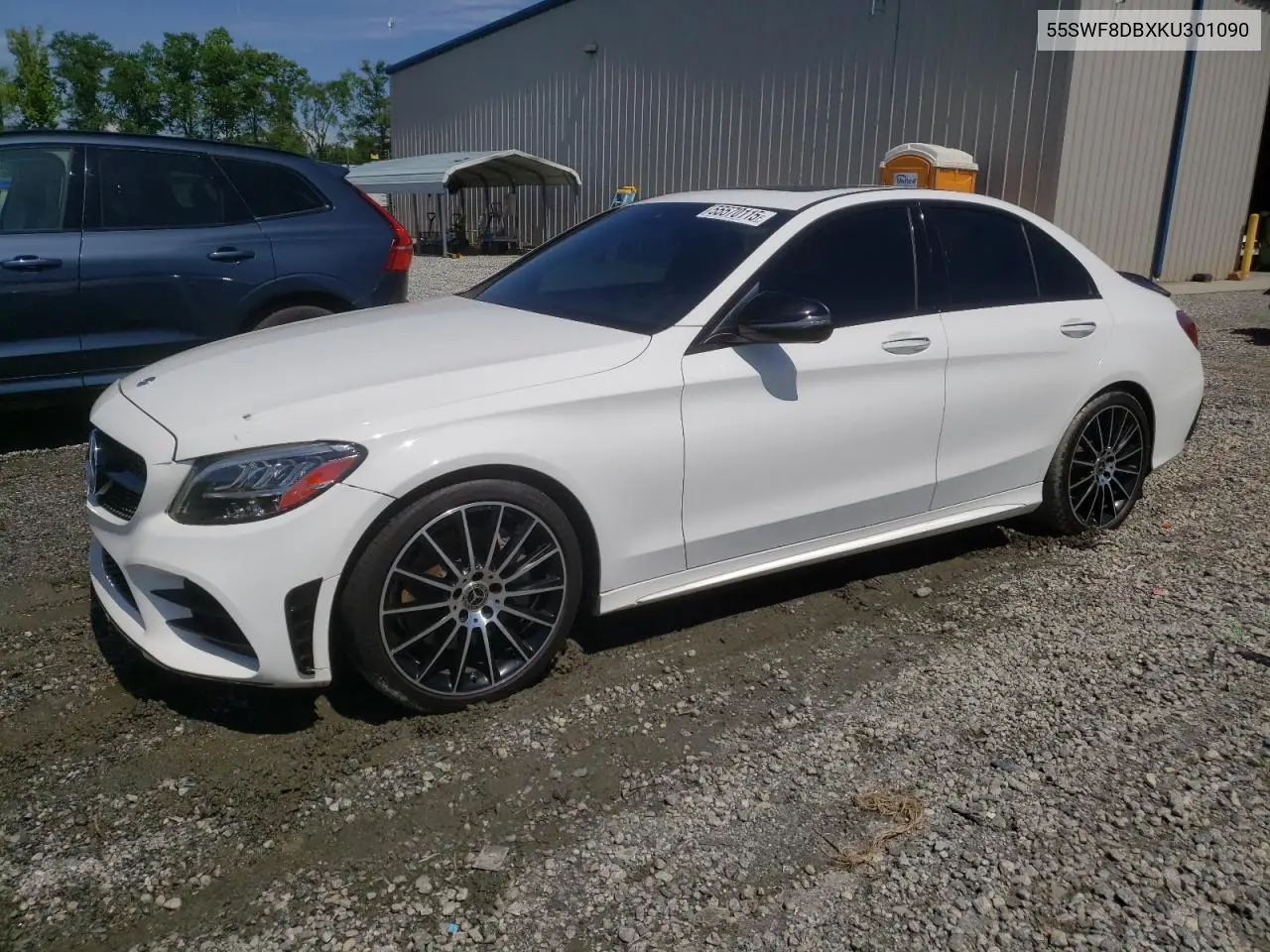 2019 Mercedes-Benz C 300 VIN: 55SWF8DBXKU301090 Lot: 55570115