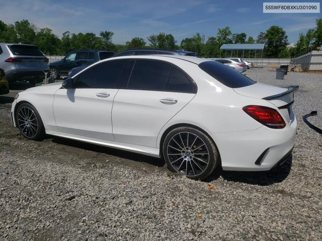 2019 Mercedes-Benz C 300 VIN: 55SWF8DBXKU301090 Lot: 55570115