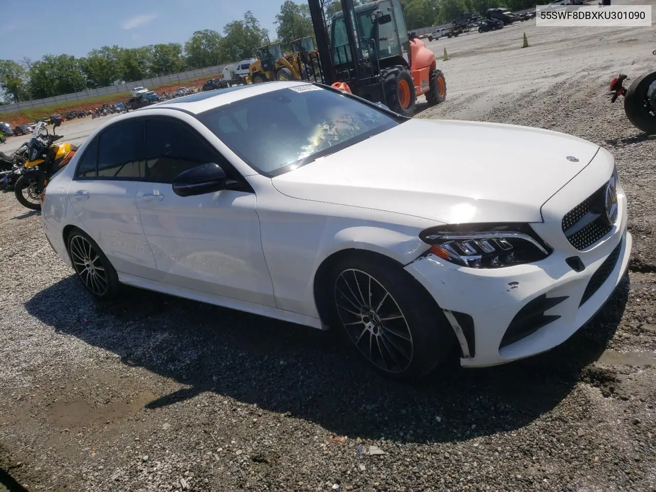 2019 Mercedes-Benz C 300 VIN: 55SWF8DBXKU301090 Lot: 55570115