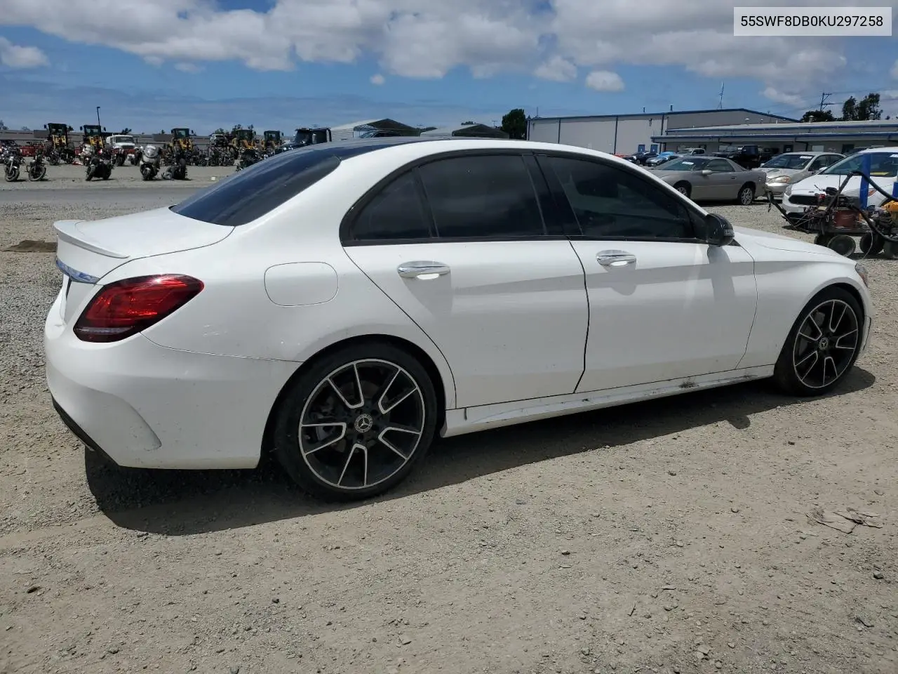 2019 Mercedes-Benz C 300 VIN: 55SWF8DB0KU297258 Lot: 56372495