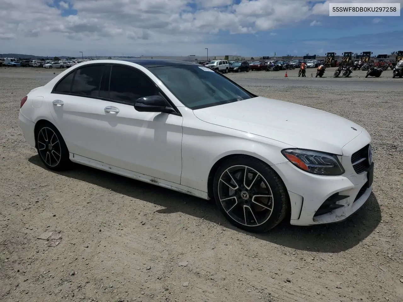 2019 Mercedes-Benz C 300 VIN: 55SWF8DB0KU297258 Lot: 56372495