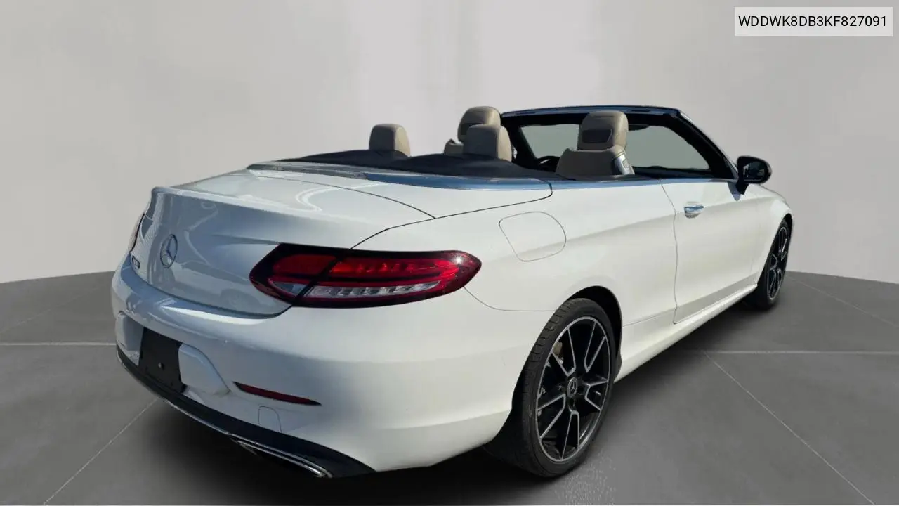 2019 Mercedes-Benz C 300 VIN: WDDWK8DB3KF827091 Lot: 57204495