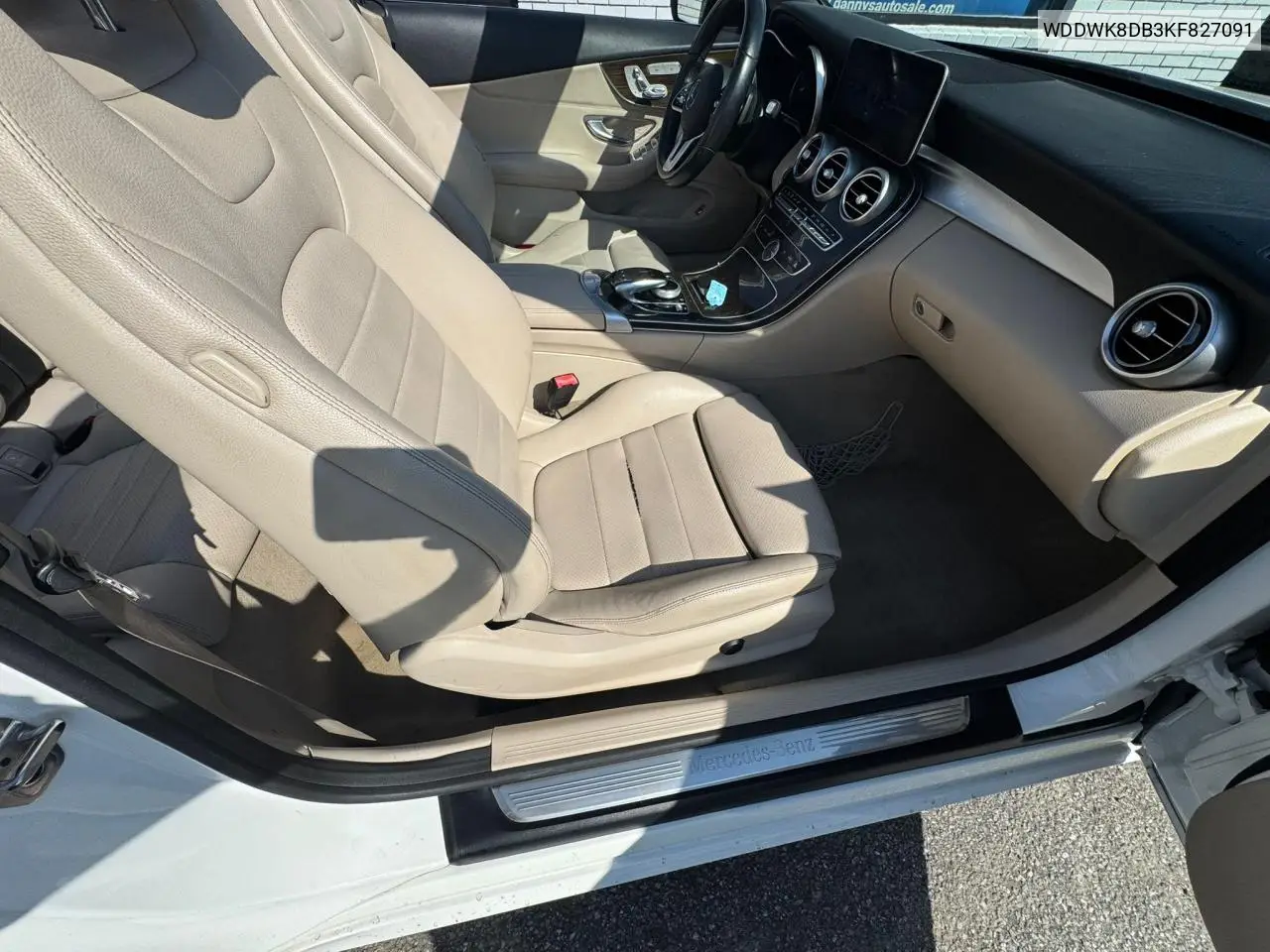 2019 Mercedes-Benz C 300 VIN: WDDWK8DB3KF827091 Lot: 57204495