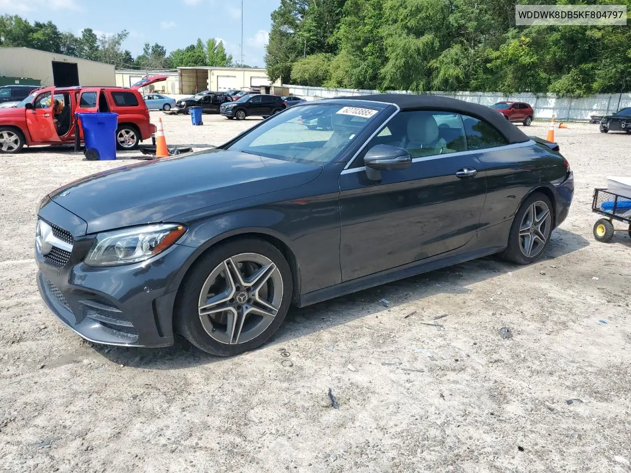 2019 Mercedes-Benz C 300 VIN: WDDWK8DB5KF804797 Lot: 62703885