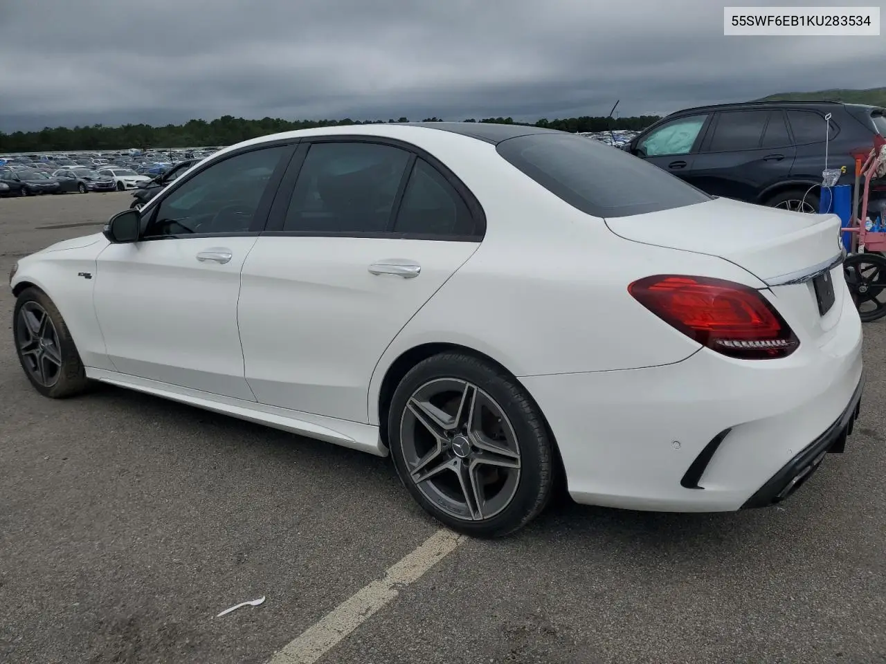 2019 Mercedes-Benz C 43 Amg VIN: 55SWF6EB1KU283534 Lot: 64250695