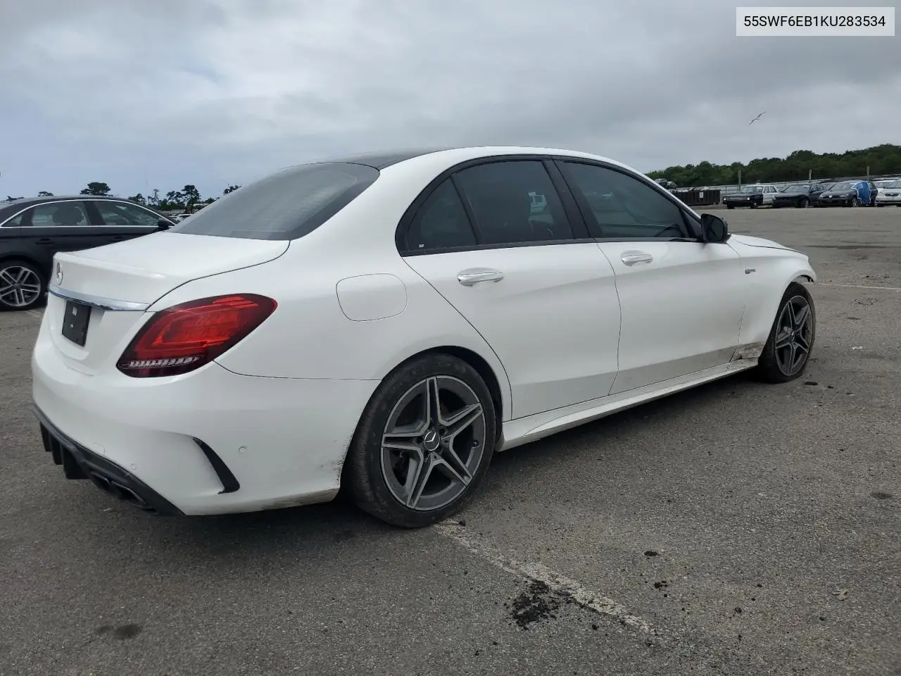 2019 Mercedes-Benz C 43 Amg VIN: 55SWF6EB1KU283534 Lot: 64250695
