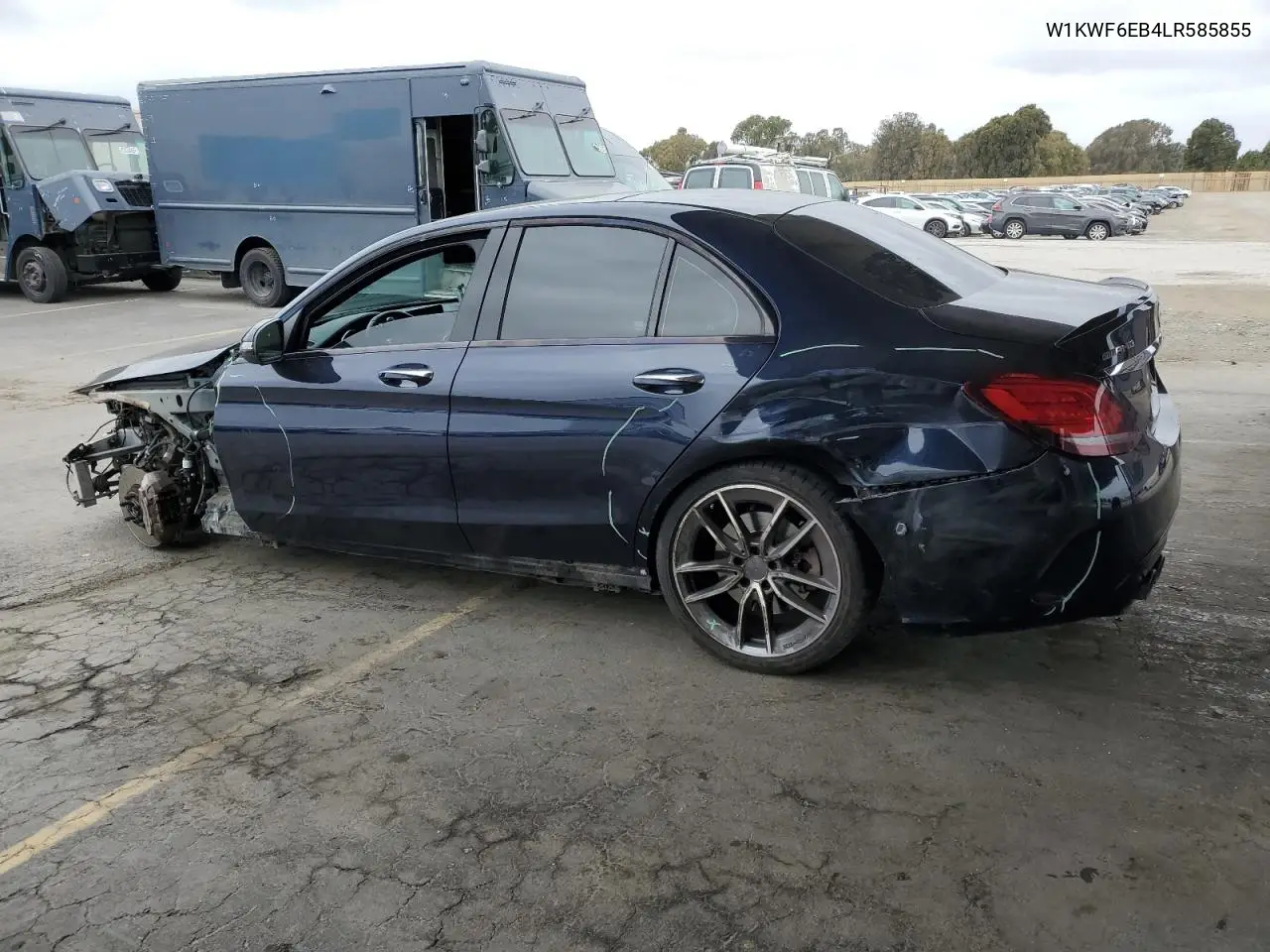 2020 Mercedes-Benz C 43 Amg VIN: W1KWF6EB4LR585855 Lot: 54072045