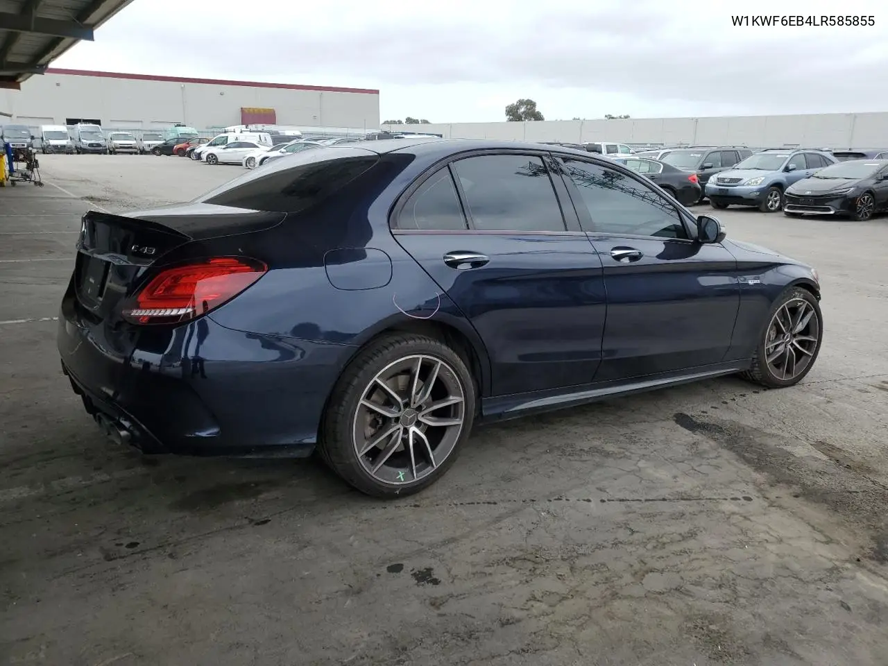 2020 Mercedes-Benz C 43 Amg VIN: W1KWF6EB4LR585855 Lot: 54072045