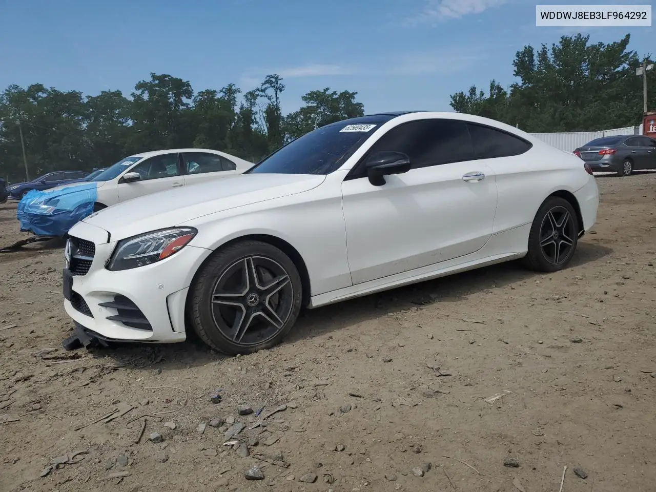 2020 Mercedes-Benz C 300 4Matic VIN: WDDWJ8EB3LF964292 Lot: 62509435