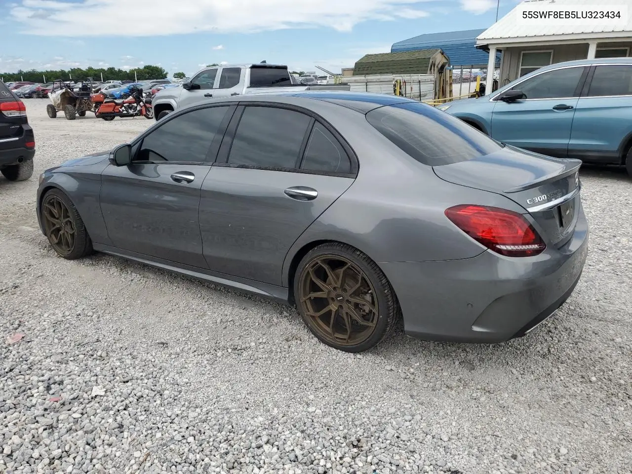 2020 Mercedes-Benz C 300 4Matic VIN: 55SWF8EB5LU323434 Lot: 62573655
