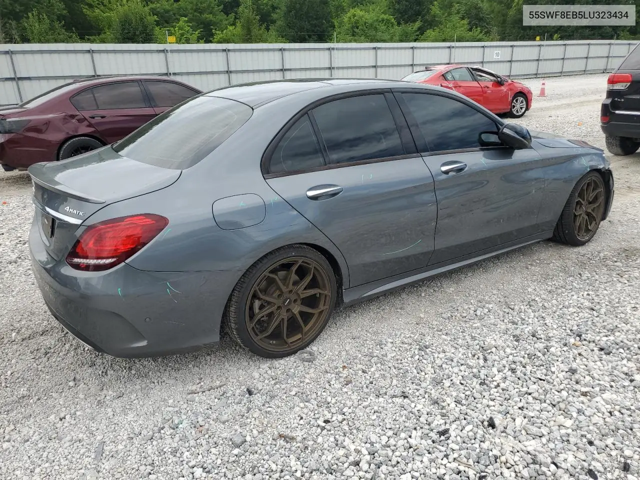 2020 Mercedes-Benz C 300 4Matic VIN: 55SWF8EB5LU323434 Lot: 62573655